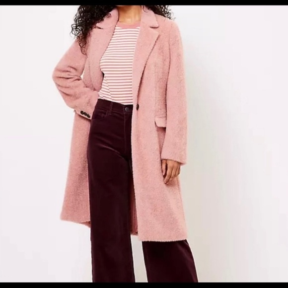 New LOFT ivory overcoat size Large. - Picture 3 of 4